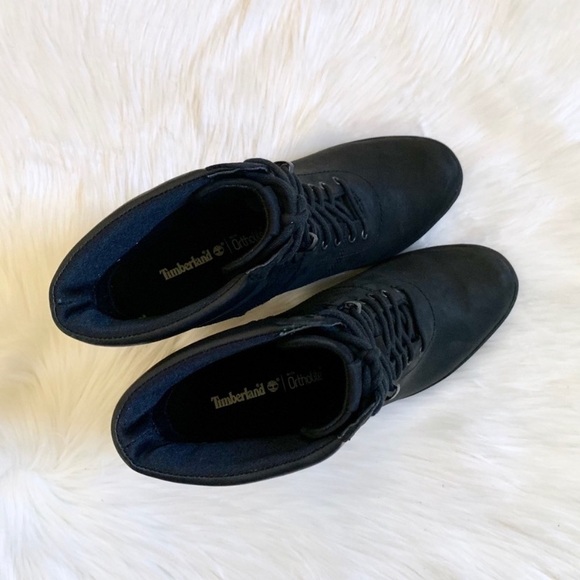 Timberland Black Camdale Field Lace Ankle Boots - Picture 6 of 8